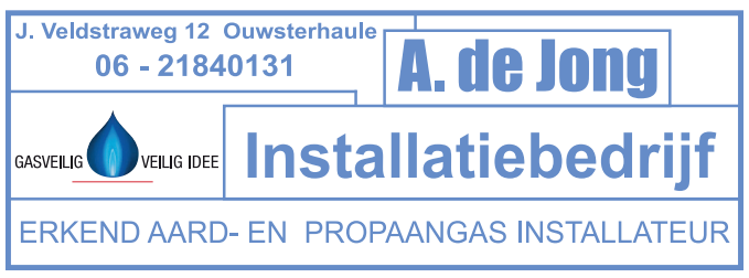 Logo van A. de Jong Installatiebedrijf